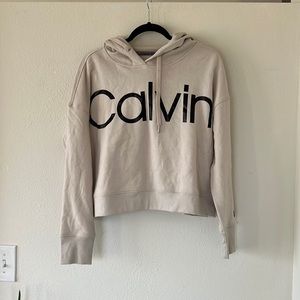 Calvin Klein performance cropped hoodie
